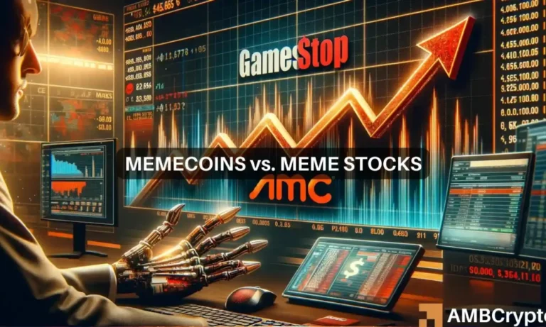 Memecoins vs. meme stocks 1000x600