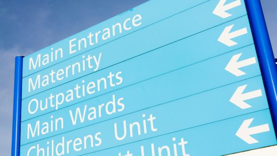 Hospital sign