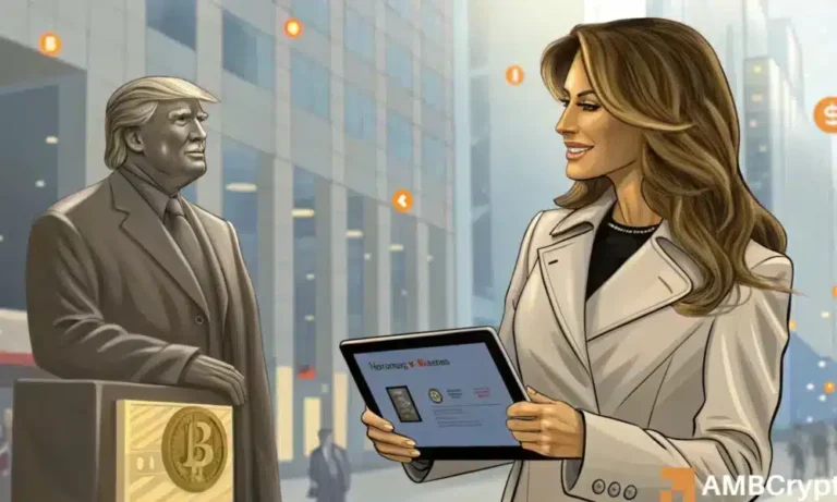 Melania memecoin 1000x600