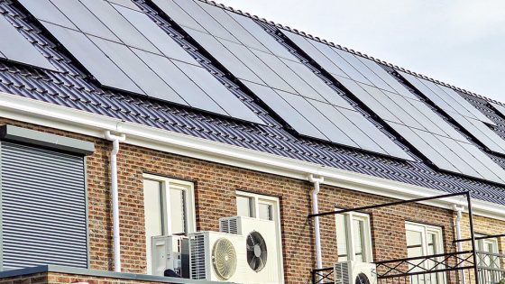 solar air source heat pump shutterstock
